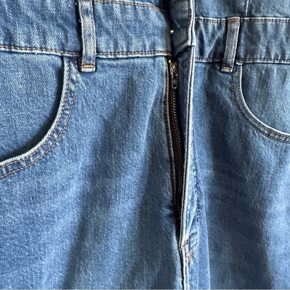 J. CREW FACTORY COLLARD DENIM UTILITY JUMPSUIT SIZE 4 - Picture 8 of 16